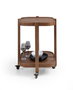 Hanah Home Mesa de Servicio Alaska - Walnut